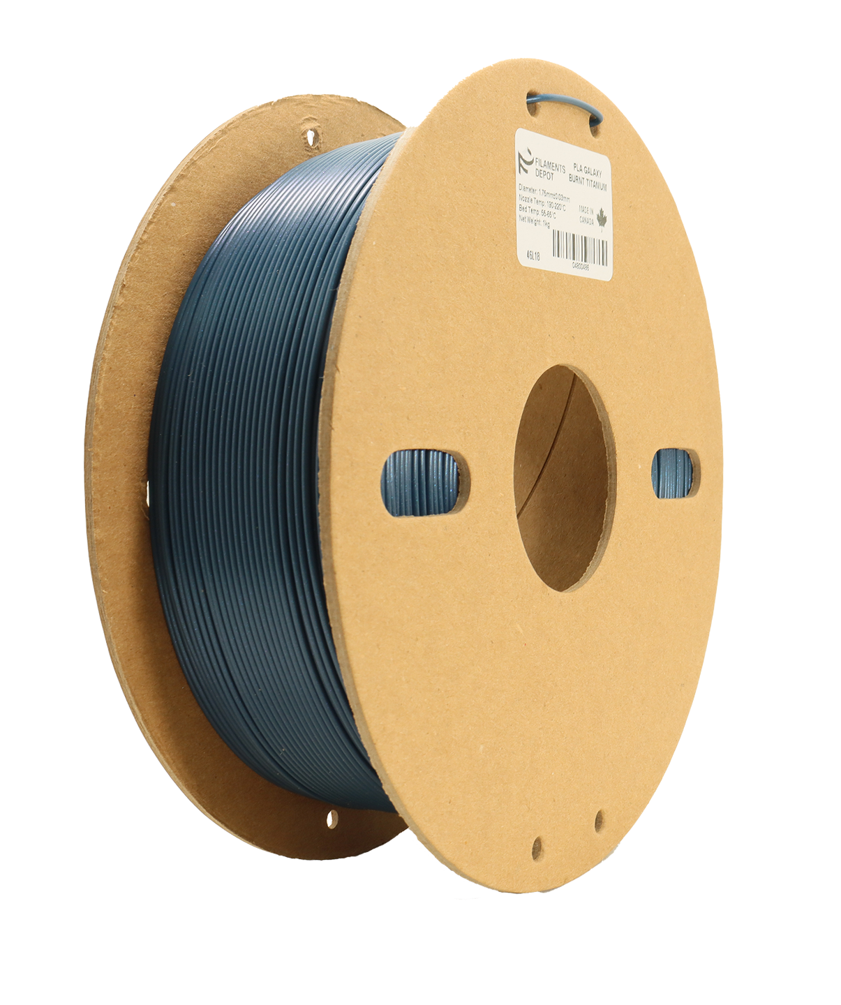 Filaments Depot Galaxy Burnt Titanium PLA