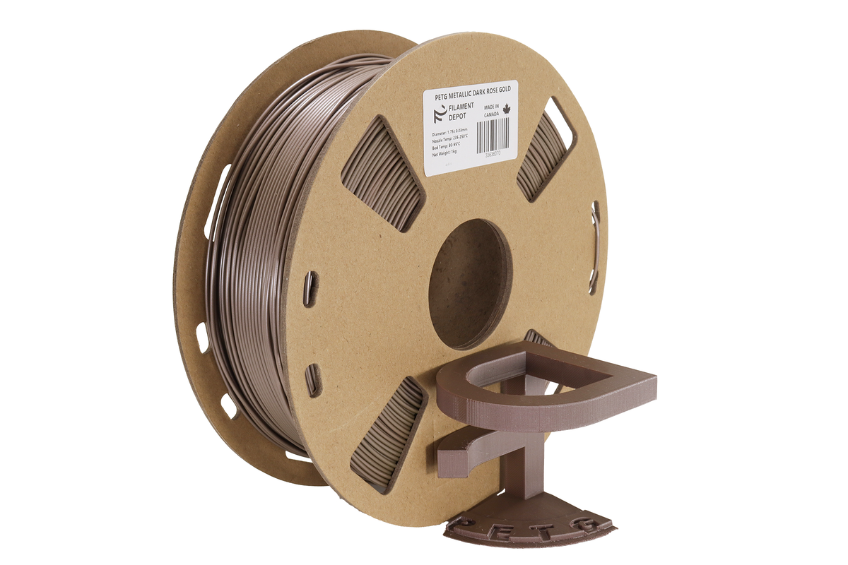 Petg Roses Filaments Depot Metallic Dark Rose Gold PETG