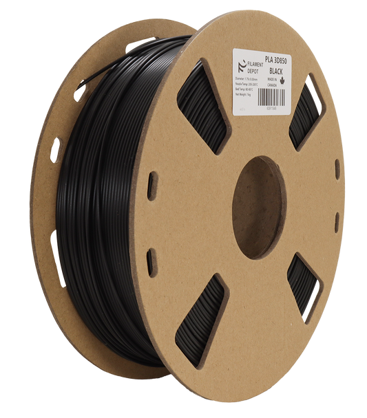 Filaments Depot Black PLA 3D850 1kg