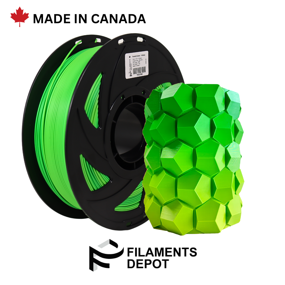 Filaments Depot Gradient PLA - Forest (Green-Yellow)