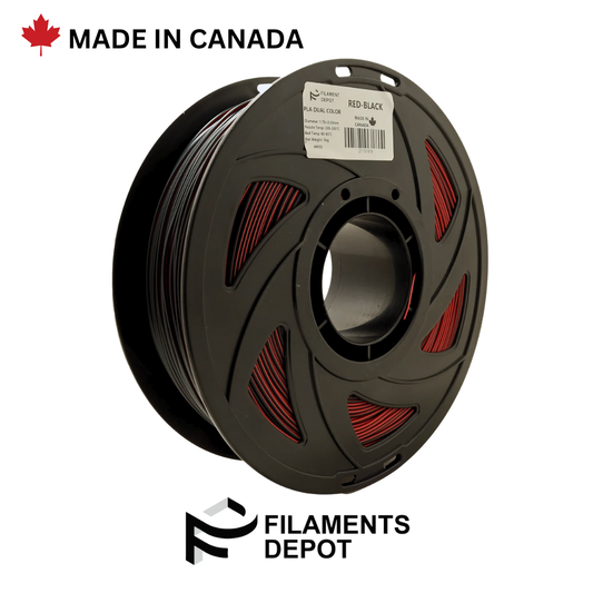 PLA Dual Color - Red-Black