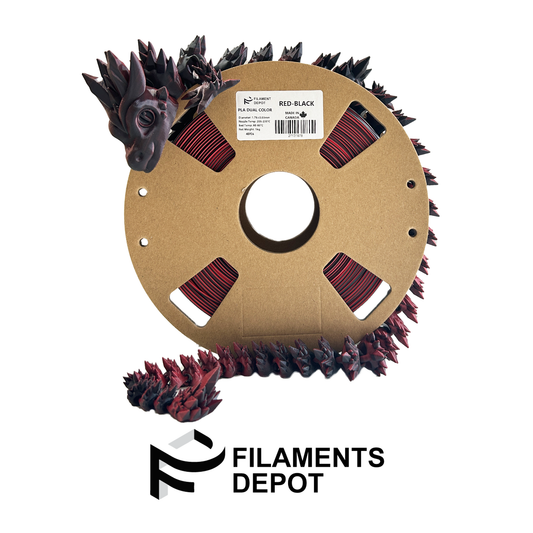 PLA Dual Color - Red-Black