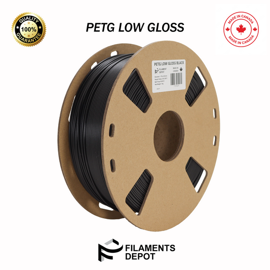 Filaments Depot Black Low Gloss PETG